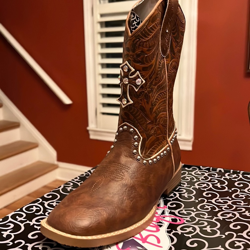 Blazin Roxx Kid Boots “Cross”- BRAND NEW w/ BOX!